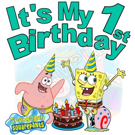 Spongebob Birthday Clipart At Getdrawings Free Download