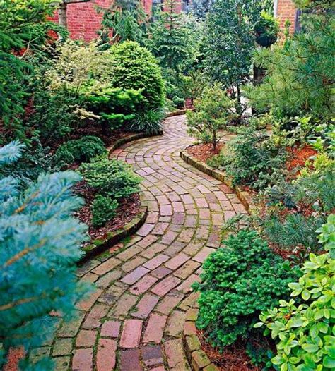 Winding Path Brick Garden Path Garden Design Ideas Garden Paths