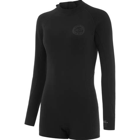 Billabong Womens Spring Fever Mm Long Sleeve Shorty Wetsuit