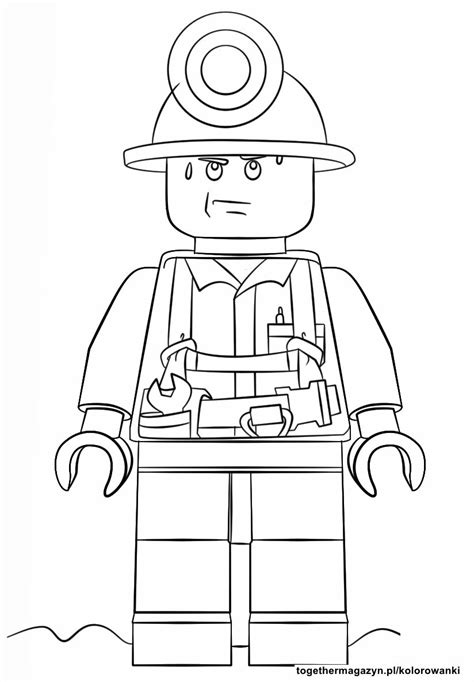 Lego politieagent kleurplaat gratis kleurplaten printen. Kolorowanki Lego city - Pobierz i wydrukuj Together Magazyn