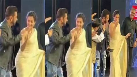 Salman Khan And Rashmika Mandanna Dance Video ਗੀਤ ਸਾਮੀ ਸਾਮੀ ਤੇ