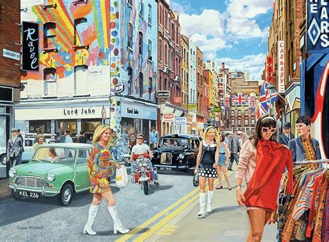 Carnaby Street In The 60s Painting By Trevor Mitchell Pixels