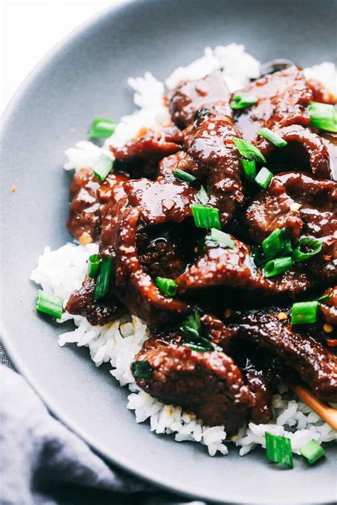 Shake excess cornstarch from the beef slices, and drop them into the hot oil, a few at a time. Super Easy Mongolian Beef (Tastes Just like P.F. Changs ...
