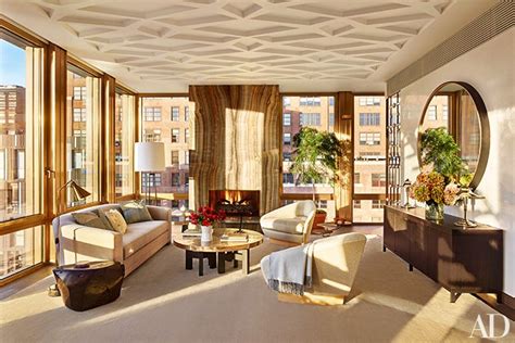Manhattan Penthouse Modern Decor Inspiration Architectural Digest