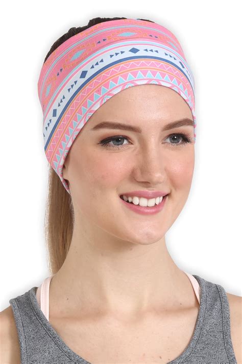 Workout Headbands For Women Men Wide Moisture Wicking