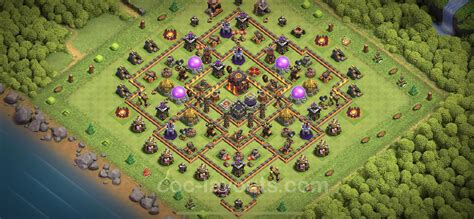 Farming Base Th10 With Link Hybrid Clash Of Clans 2022 Town Hall
