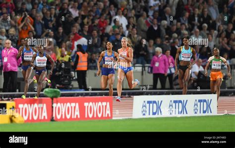 London Uk 11 August 2017 Dafne Schippers Ned Wins The Women S 200m Final At The London