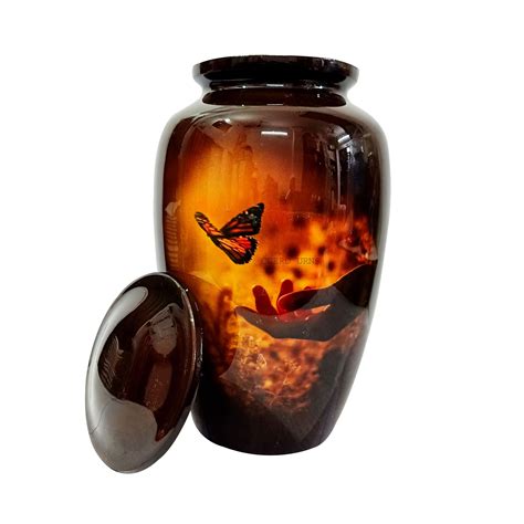 Adult Urn Lovely Butterfly Cremation Urn For Human Ashes Etsy