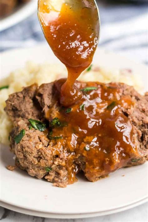 Classic Meatloaf With Brown Gravy For Those Nights Youre Feeling