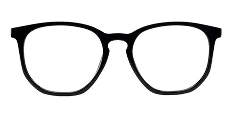 Russell Geometric Black Frames Glasses Abbe Glasses