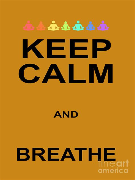 Keep Calm And Breathe 20200318invertv4 Photograph By Wingsdomain Art