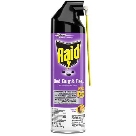Raid Bed Bug & Flea Killer, 17.5 oz - Walmart.com