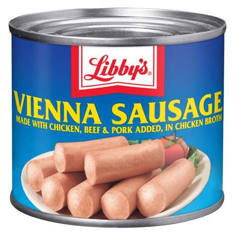 Libbys Vienna Sausage In Chicken Broth Canned Sausage 46 Oz