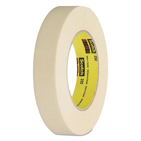 high performance masking tape 232 3 core 12 mm x 55 m tan reparto