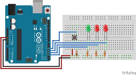 Arduino Tutorial Digital Input Output Arduino Led Dan Push Button