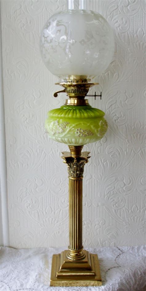 Antique English Victorian Oil Lamp 254446 Uk