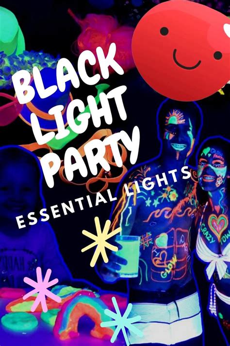 Pin On Black Light Party Ideas