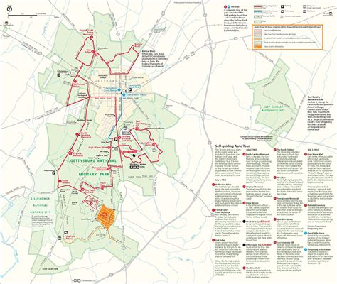 Gettysburg National Military Park Map Maps For You
