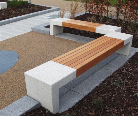 Giada Pdm Concrete Wood Bench 9 Id Created Inc Concrete Wood
