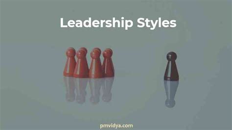Leadership Styles In Management 8 Common Styles Pm Vidya