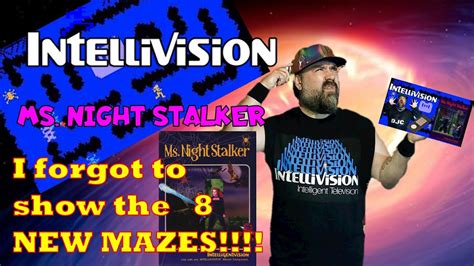Intellivision Ms Night Stalker The 8 New Mazes Youtube