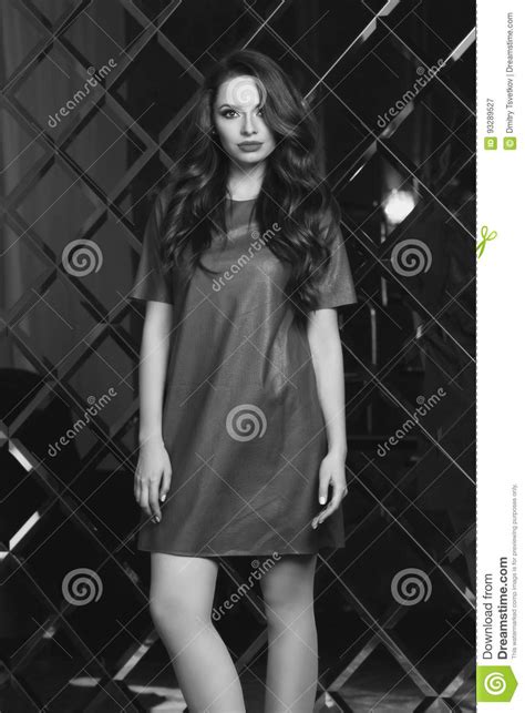 Girl Wearing Dress Stock Image Image Of Fashion Long 93289527