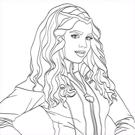 Audrey Coloring Page From Descendants 3 Coloring Pages