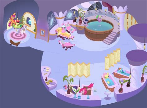 Ponyville Spa By Javkiller On Deviantart Mlp My Little Pony Disney