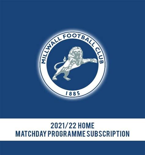 Millwall Fc 202122 Home Subscription