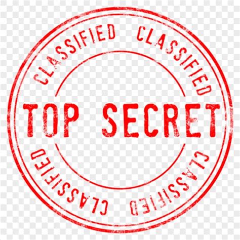 Hd Classified Top Secret Stamp Png Citypng