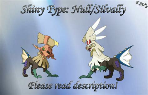 Shiny Type Nullsilvally Bundle 6iv Pokemon Swordshield 100legit