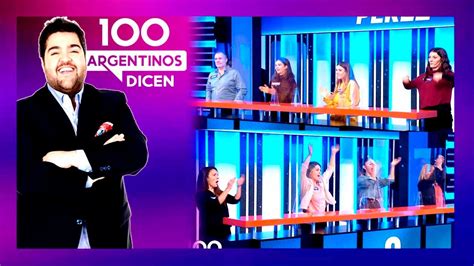100 Argentinos Dicen Programa 051120 Youtube