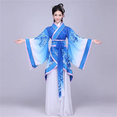 Women S Traditional Chinese Hanfu Suit Cosplay Lace Up Long Sleeve