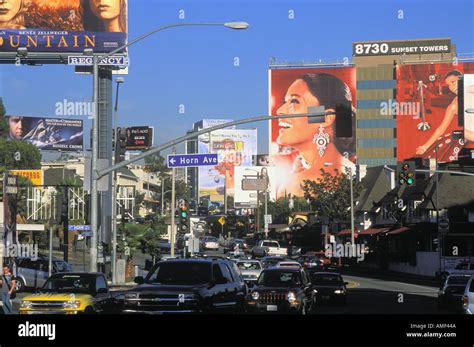 Sunset Strip Sunset Boulevard West Hollywood Los Angeles California