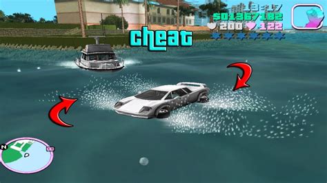 Gta Vice City Cars On Water Cheat Code Pc Youtube