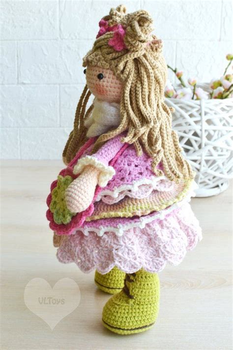 Ellie Amigurumi Crochet Doll Tilda Handmade Luxury Etsy Amigurumi Doll Doll T Little