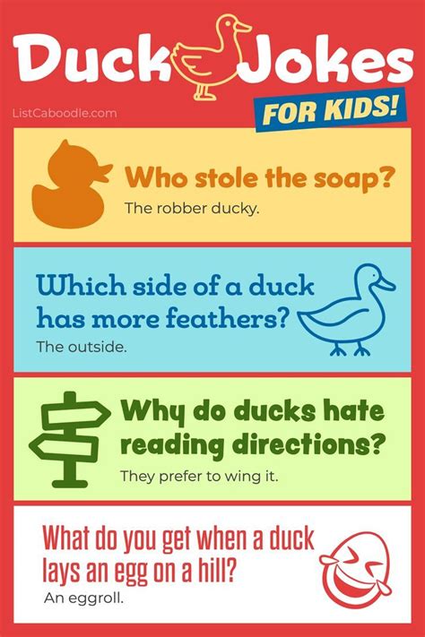More Funny Duck Jokes For Kids Artofit