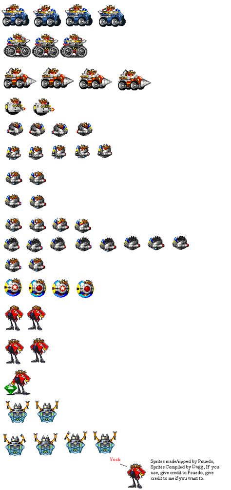 The Spriters Resource Full Sheet View Sonic Advance Dr Eggman