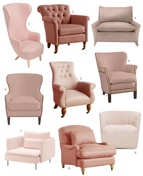 The gaming is equipped with a recliner, a height control lock, and tilt rocker so that you can customize it to your gaming convenience. 9 Pink Upholstered Armchairs | Making it Lovely in 2019 ...