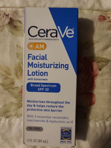 Cerave Moisturizing Facial Lotion Am Spf 30 3 Oz For Sale Online Ebay