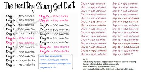 Healthy Skinny Girl Diet Plan Tumblr