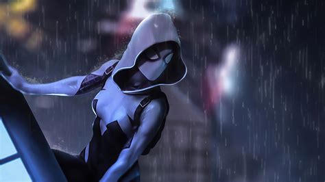 1920x1080 2020 spider gwen artwork 4k laptop full hd 1080p hd 4k wallpapers images backgrounds