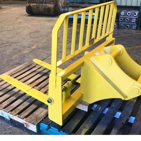 Excavator Pallet Forks To Suit Machines Up To 5 Tonne 1200kg Lifting
