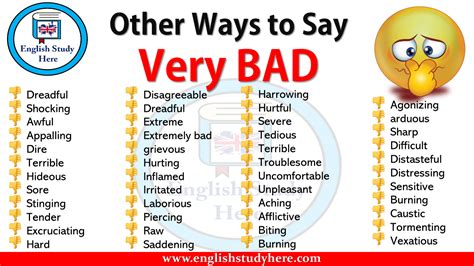 Bad Words In English