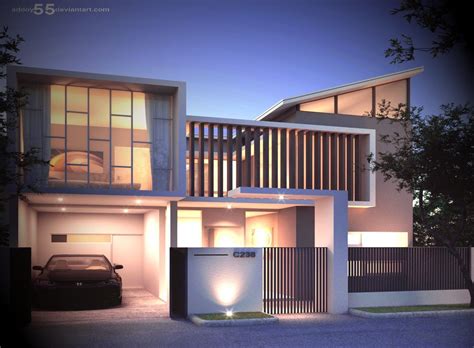 Xyz contoh gambar tempat tinggal minimalis 2 lantai desain rumah minimalis via iderumahbaru. Tampilan Fasad Gambar Rumah Minimalis Modern 2 Lantai ...