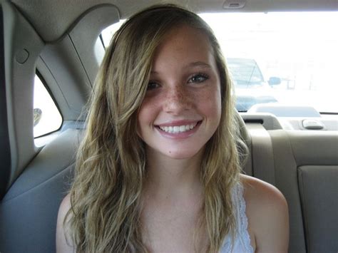 Pretty Freckled Girl In The Backseat Pretty Smile
