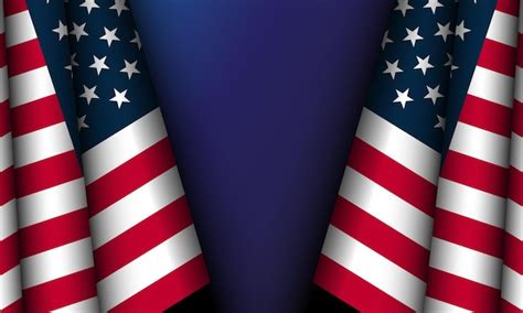 Premium Vector Closeup Of American Usa Flag Stars And Stripes United