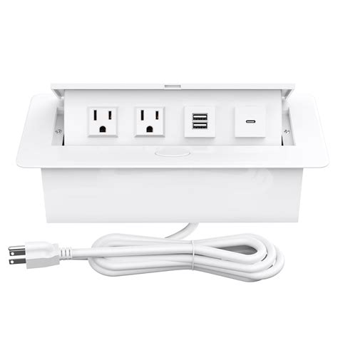 Buy Pop Up Outlets With Pd 30w Usb Ports Recessed Hidden Countertop