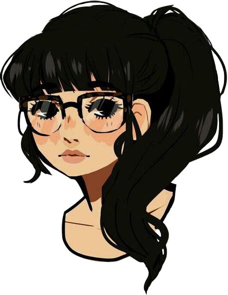 Aesthetic Anime Girl With Long Black Hair Largest Wallpaper Portal