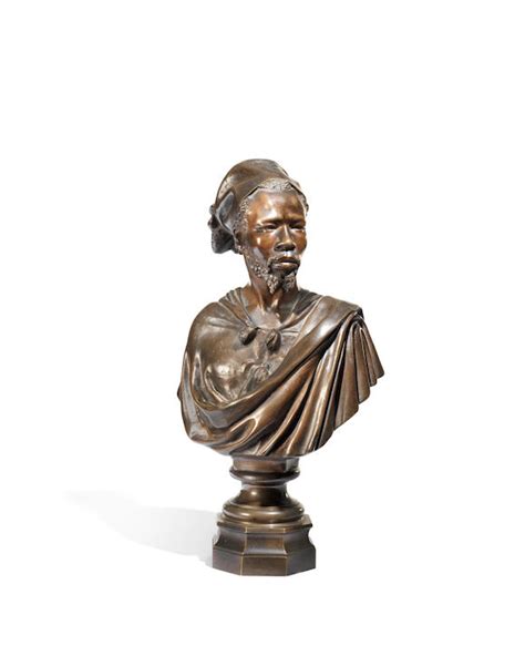 Bonhams A French Patinated Bronze Bust Of A Moor Cast After A Model